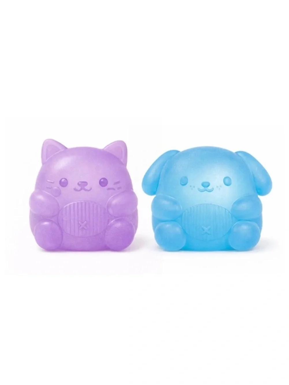 Set 2 Squishy Top Trenz Super Duper Sugar Squisher Puppy Denard Kitten Fiona Toy